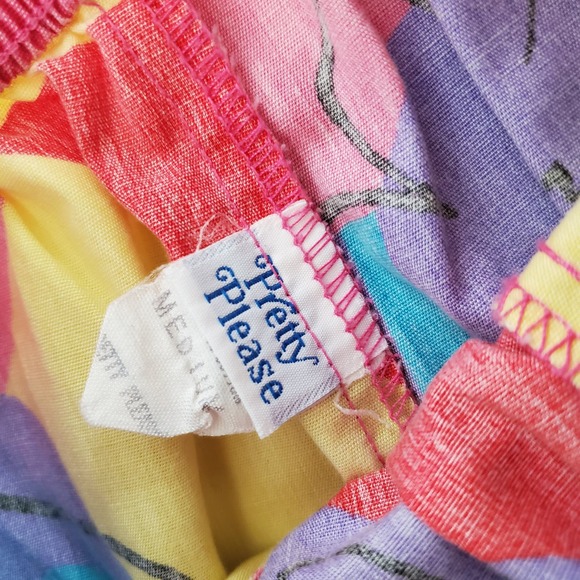 Vintage Fun Floral Pants kids 8/10 - Picture 9 of 11